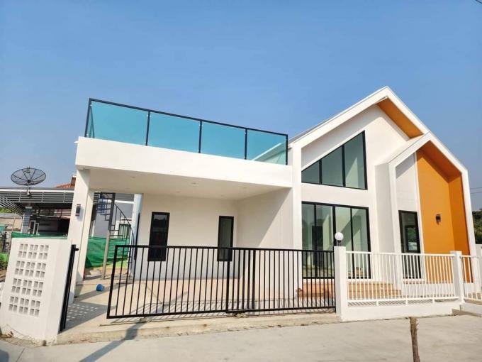 0017A บ้านเดี่ยวหลังใหญ่นาป่าทรงนอดิกชั้นเดียว