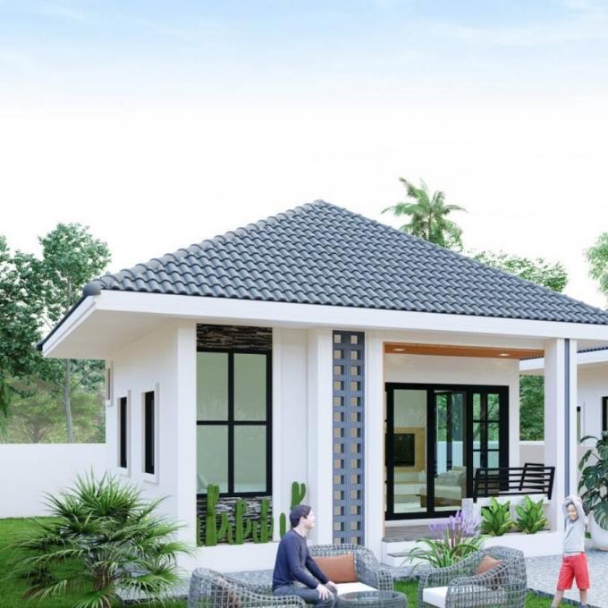 0019C ขายบ้านเดี่ยว LP House 60 ตรว.@สำนักบก โซนหนองซ้ำซาก 10 นาทีถึงอมตะชลบุรี