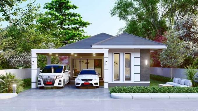 0026C บ้านเดี่ยว วิดาสิริ พลัส บ้านเชิด อยู่พนัส เขตติดต่อ พานทอง มือ 1