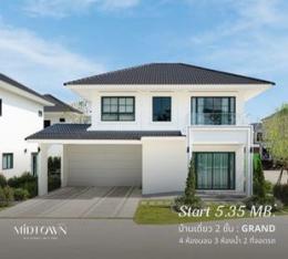 0003E ขายบ้านตัวอย่าง โครงการมณีริน บ้านสวนซอย 12